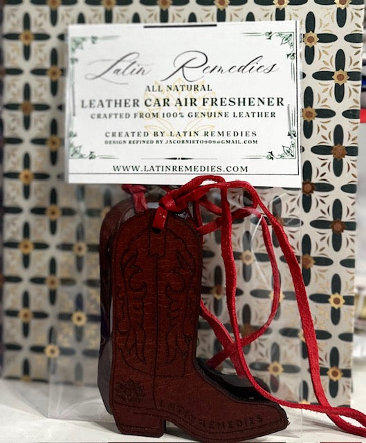 LA BOTA- Leather Boot Car Freshener