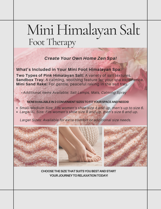 Mini Himalayan Salt- Foot Therapy