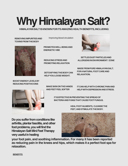 Mini Himalayan Salt- Foot Therapy