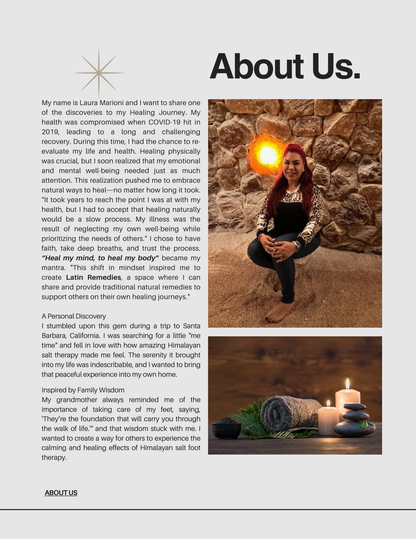 Mini Himalayan Salt- Foot Therapy