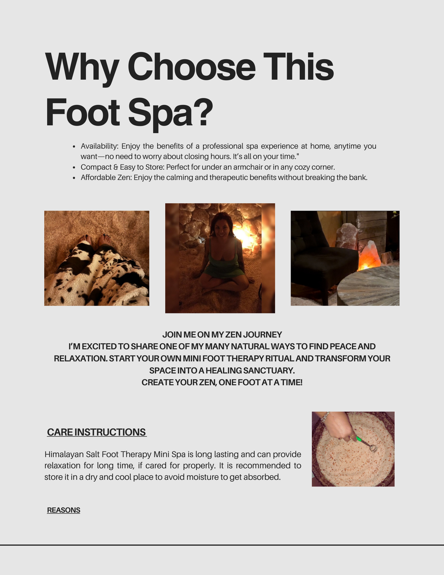 Mini Himalayan Salt- Foot Therapy