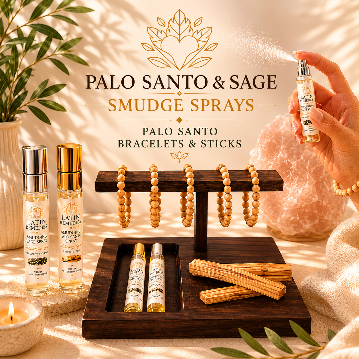 SMUDGE SPRAY- PALO SANTO