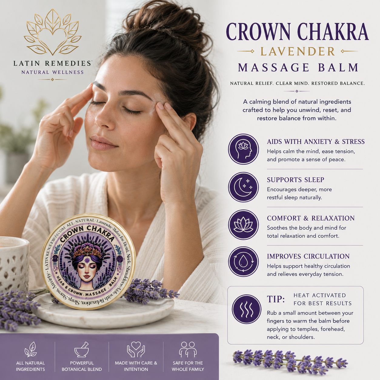 CHAKRA CORONA LAVANDA
