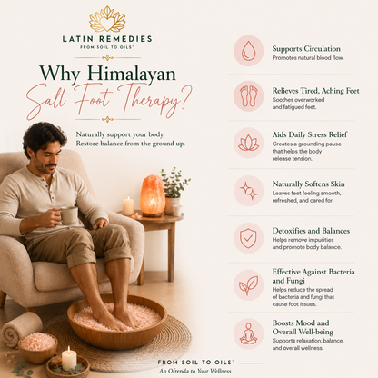Mini Himalayan Salt- Foot Therapy