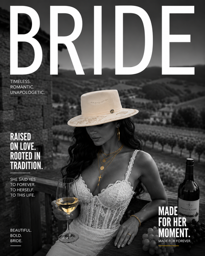 Ivory Fedora Hat