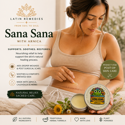 SANA SANA CON ARNICA - Bálsamo para aliviar el dolor y la inflamación