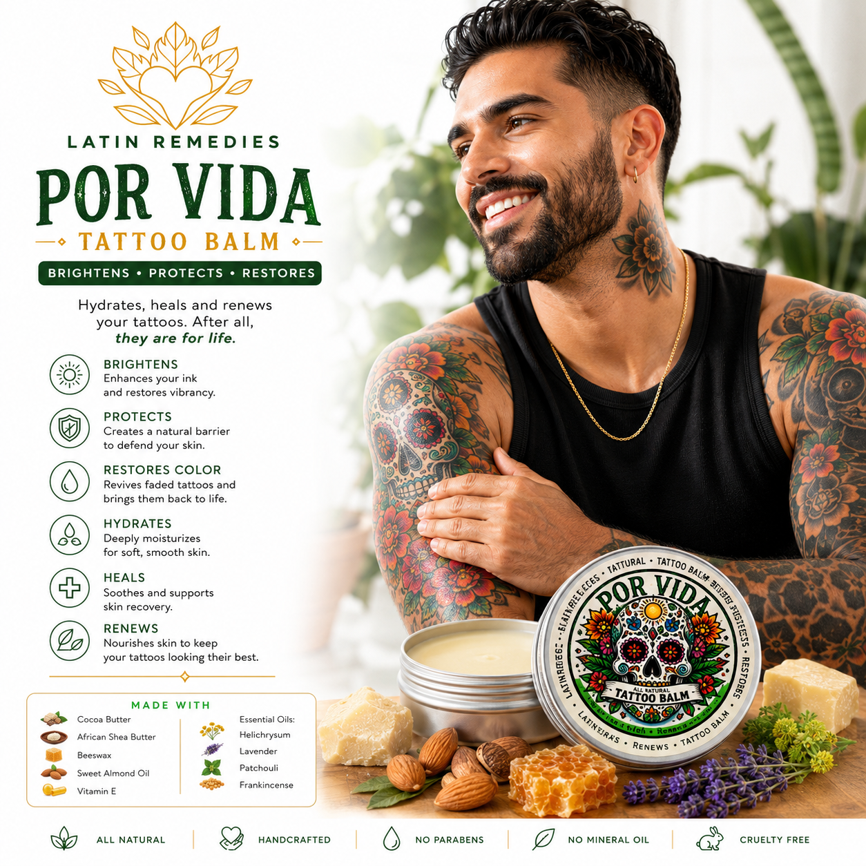 BÁLSAMO PARA TATUAJES POR VIDA