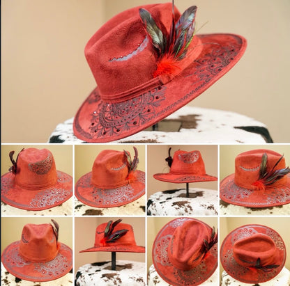 Scarlet Feather Festival Hat