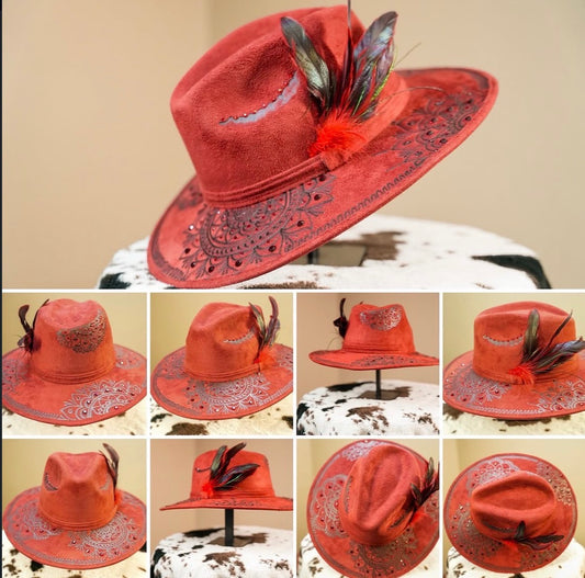 Scarlet Feather Festival Hat